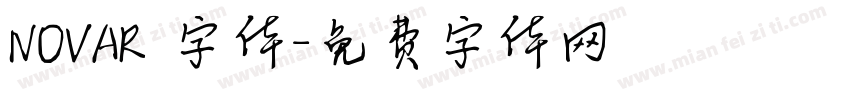NOVAR 字体字体转换